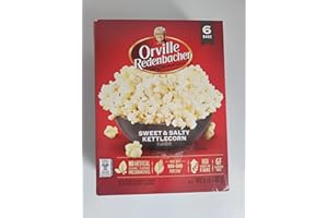 Orville Redenbacher's Gourmet Microwavable Popcorn, saveur sucrée et salée, 492 g, 6 Count