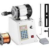 Epidioxi Automatic coil winding machine 500W Industrial Winding Machine Digital Control Coil Winder Range 0-9999 for 50KW Motor Coil, Guitar Pickup Coils (500, Watts)