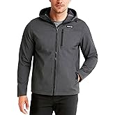 Hurley Mens Soft Shell Micro Fleece Jacket - Water Resistant Performance Stretch Woven Lightweight Jacket for Men (Size S-XL)