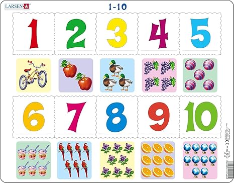 rompecabezas de numeros del 1 al 10