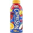 Capri Sun Fruit Punch Flavored Juice Drink Blend with other natural flavor, 12 fl oz Bottle