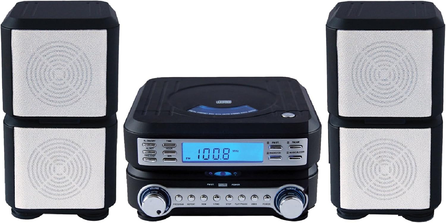 Amazon Com Sylvania Compact Hi Fi Cd Player Micro System With