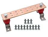 LBY .24"x 1.97"x 9.8" Wall Mounted Copper Ground