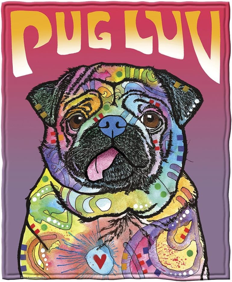 pug blanket amazon