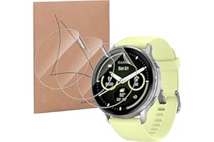 KZIOACSH 3 Pack Screen Protector for Garmin Venu 4 45mm, HD Clear Elastic Edge Self-Healing Soft TPU Anti-Scratch Anti-Finger