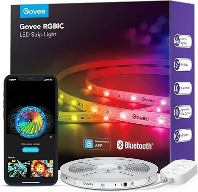 Govee LED Strip Light 10m RGBIC Bluetooth App Control Music Sync