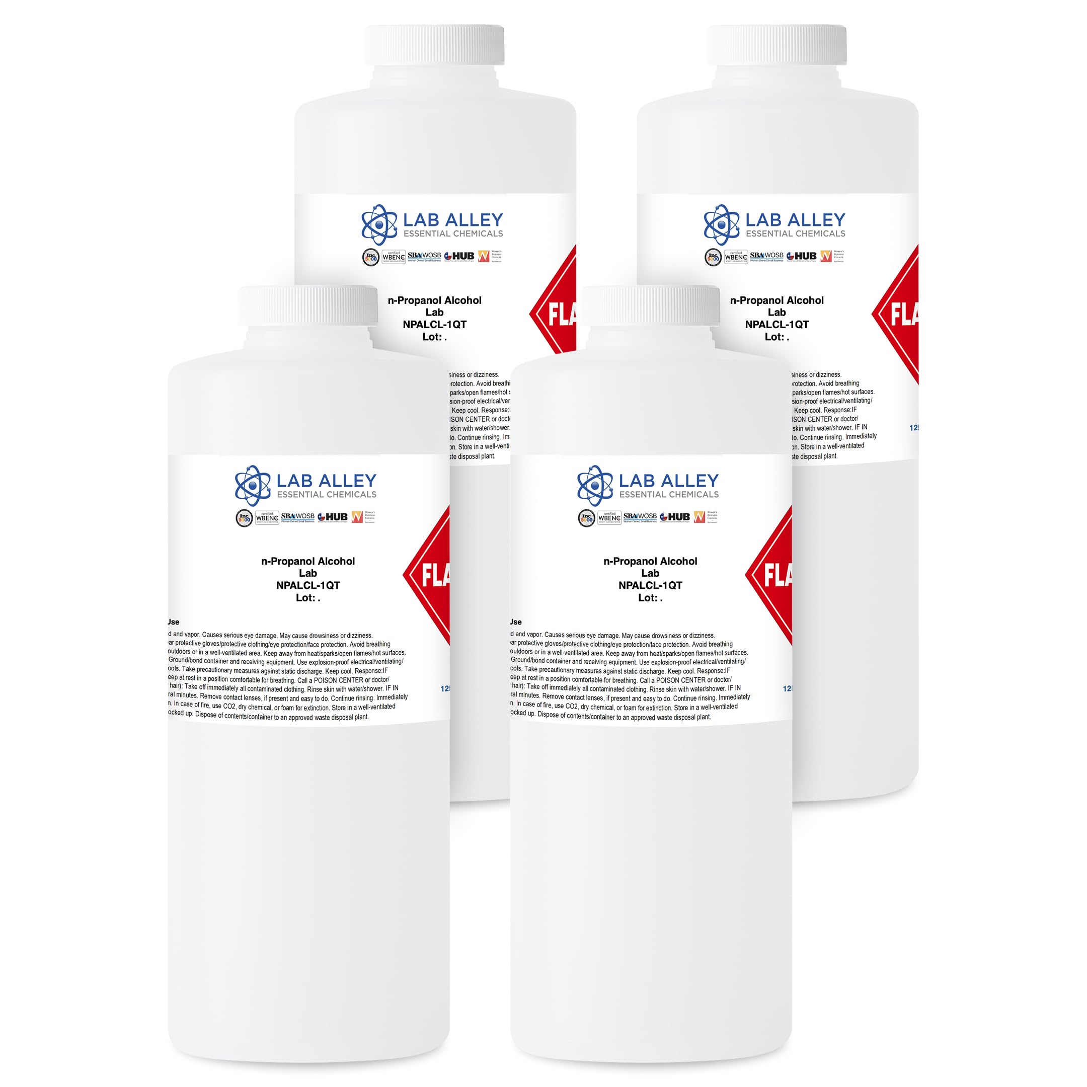 Lab Alley n-Propanol Alcohol, Lab Grade, Ideal for