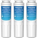 Waterdrop UKF8001 Water Filter Replacement for EveryDrop&reg; Filter 4, 3 Pack | Replacement for Whirlpool&reg; EDR4RXD1, Maytag&reg; UKF8001AXX-750, UKF8001AXX-200, 46-9006, Puriclean II Refrigerator Water Filter