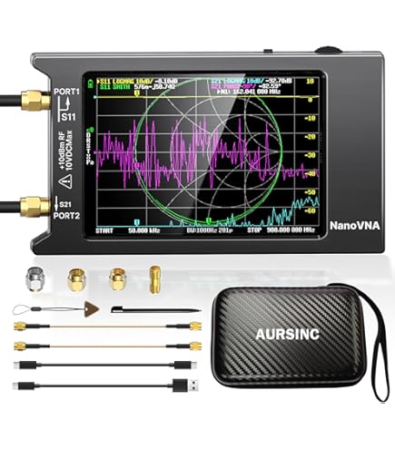 SEESII NanoVNA-H4 Vector Network Analyzer V4.4 9KHz-1.5GHz with 4