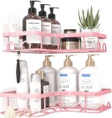 Kitsure Corner Shower Caddy 2 Pack Rustproof White Adh Drill-Free view 3
