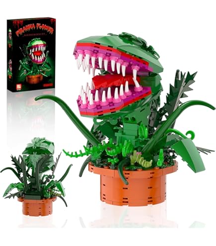Amazon.com: Audrey 2 Cannibal Flower Building Block Set, Little