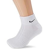 Nike Cushioned Ankle Socks (3 Pairs) - White/Black