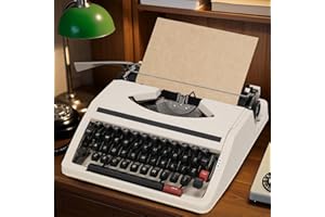 MGXHSHIX [Vintage Collectible] Classic Manual Typewriter (Artisan Refurbished) – Nostalgic Artistry/Mechanical Exploration for Kids/Traditional Keystroke Experience