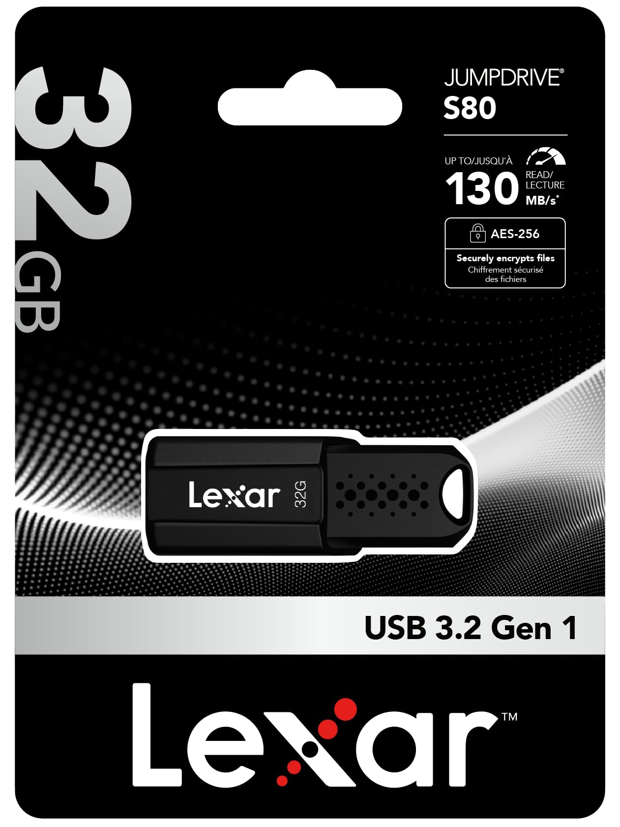 LEXAR Jumpdrive S80 32 GB, USB 3.1 LJDS080032G-BNBNG Multi-Coloured