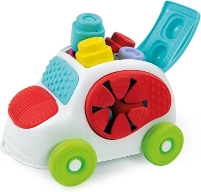 Clementoni Soft Clemmy Sensory Car Multicolored 6+ Months Stacking Blocks