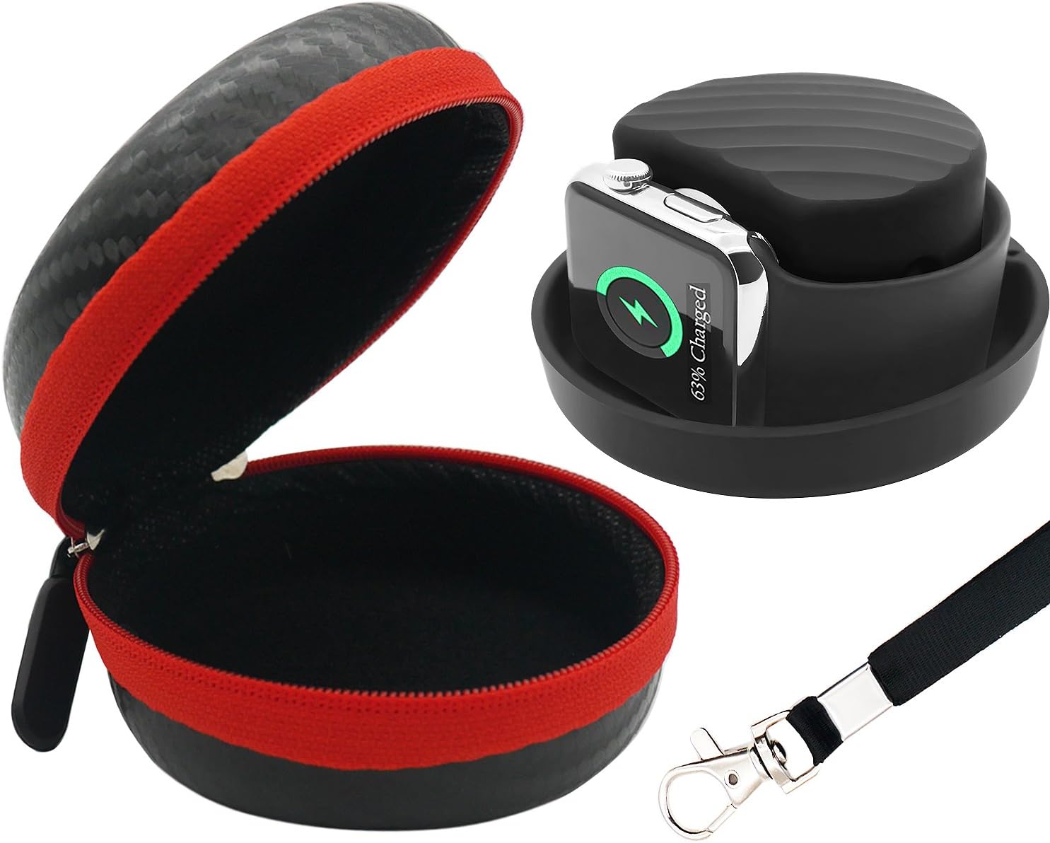 SEVENPICKS For Apple Watch Charging stand Dock Charger Case Portable