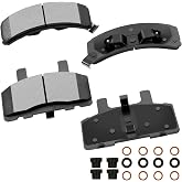 cciyu D369 Brake Pads w/Hardware Front Disc Brake Pad Set | Fit For Chevrolet For Blazer,For C1500,For C1500 Suburban,For C2500,For Express 1500,For Express 2500,For K2500,For Tahoe
