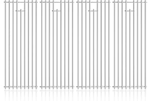 jkxoo 4Pack 7.5" x 19.25" Stainless Steel BBQ Grill Grates Replacement Parts for 16517 Bull BBQ Angus, Brahma, Lonstar Select, Outlaw Steer Premium, Lonestar Select 7 Burner
