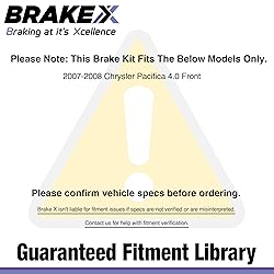 [Front] Brake X Replacement Brake Rotors Kit