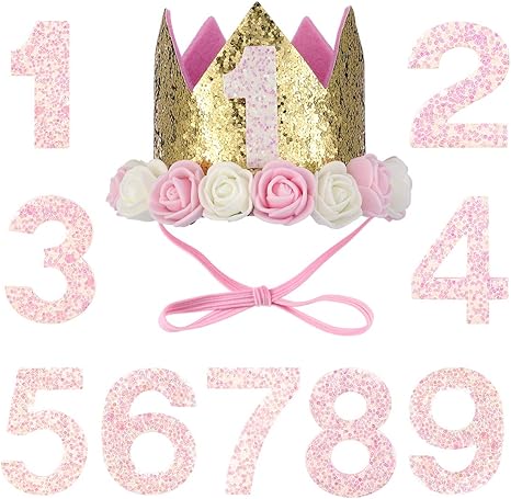 Popetpop Serre Tete D Anniversaire Pour Chien Chat Couronne De Fleurs Couronne Chat Reutilisable Avec 1 A 9 Figurines En Forme De Chien Amazon Fr Animalerie