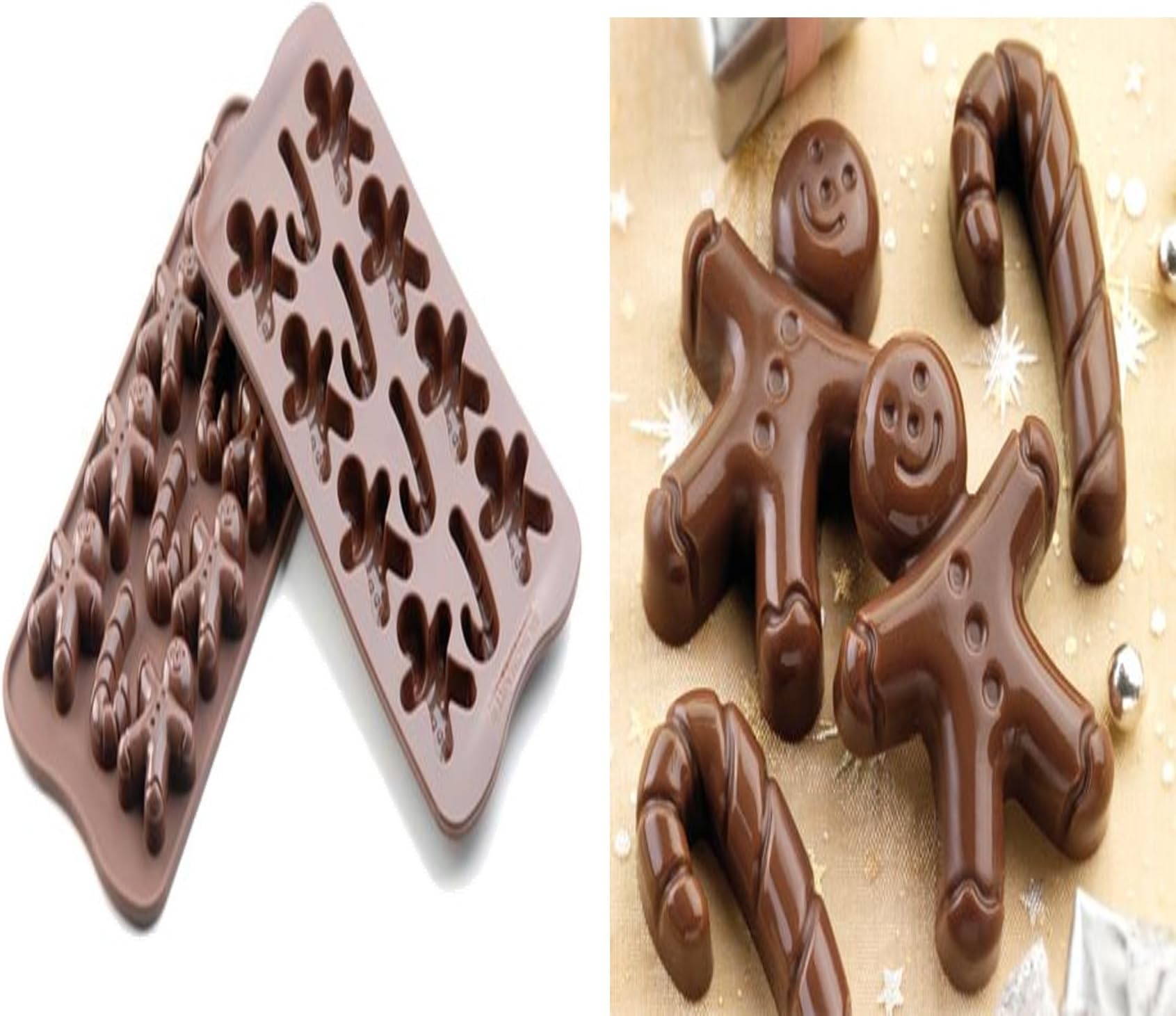 Private Image Easy Silicon Baking Chocalate Mould 15 Cavaties Chocalate Mould