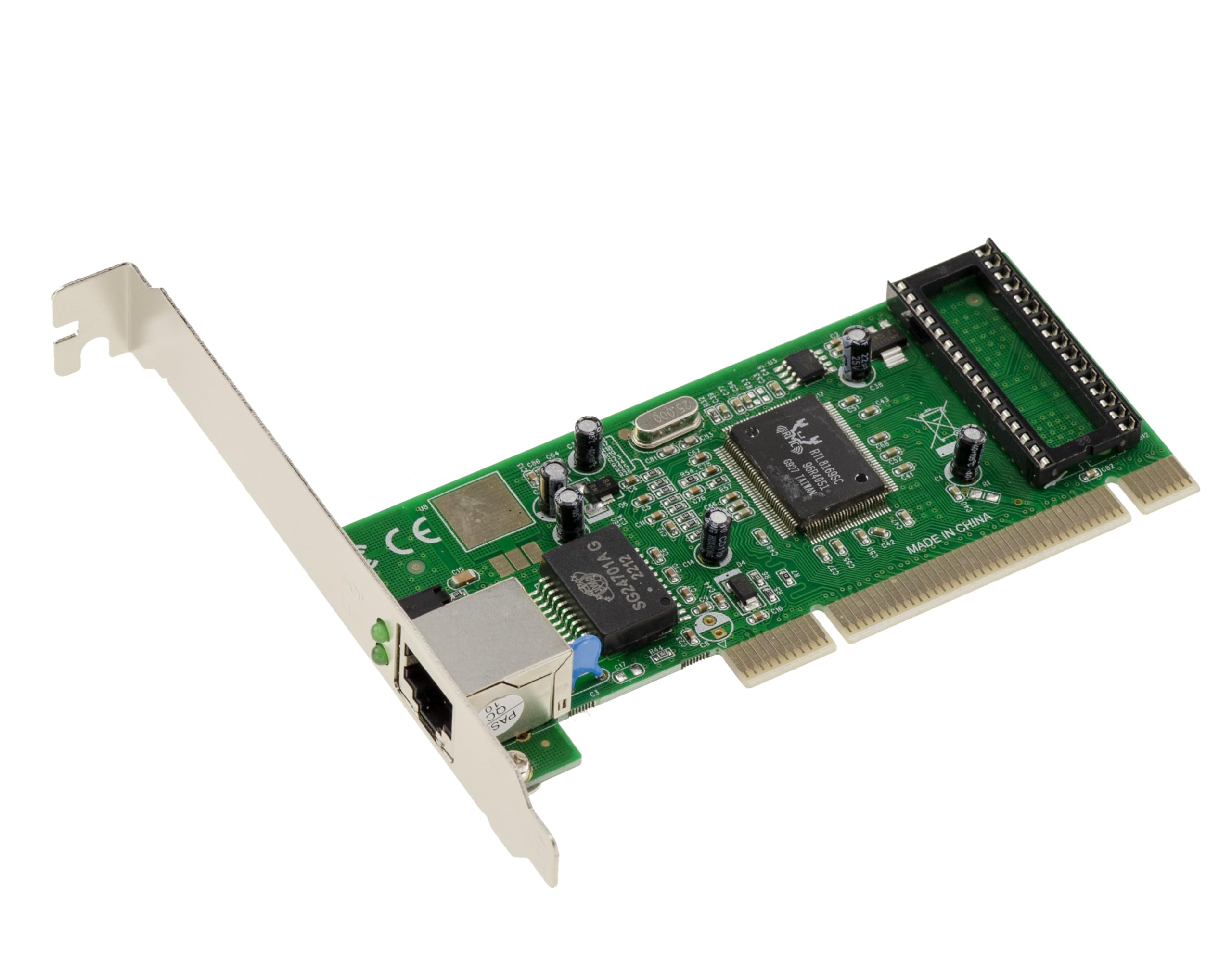 KALEA-INFORMATIQUE Network controller card PCIe 1 port RJ45 10 100 1000 Mbps GIGABIT ethernet with Chipset Realtek RTL8169SC