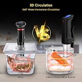 Inkbird ISV-100W Sous Vide WiFi Cooker 1000W with Touch Control view 8