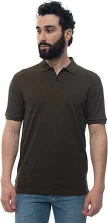 hugo boss khaki polo