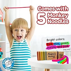 Impresa Monkey Noodles Fidget Toys for Focus & Calm