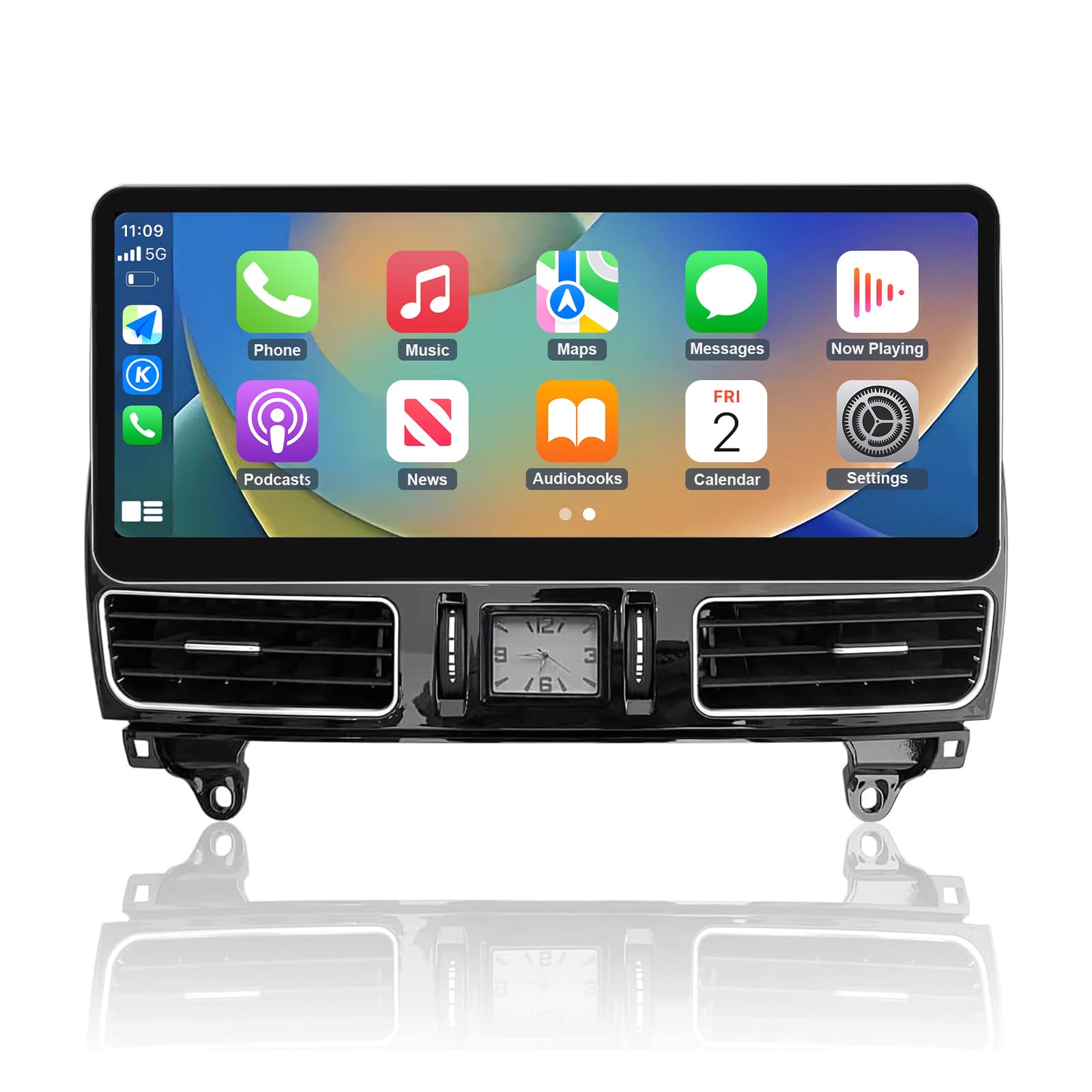 Photo 1 of NINETOM 2026 Upgraded 12.3" Ultra-Narrow Touchscreen Wireless CarPlay Android Auto Receiver Compatible with Mercedes-Benz ML GL W166 X166 (2012–2015), for NTG 4.5/4.7 System