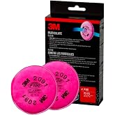 3M particulate filters P100 #2091/07000 , Pink, One Size, 2 Count