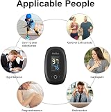 Wellue Pulse Oximeter Fingertip Blood Oxygen Monitor SP O2 Heart Rate Black view 6