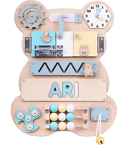 Personalized Name Puzzle For Toddlers - Montessori Learning Toy For Ages 1-5 Years