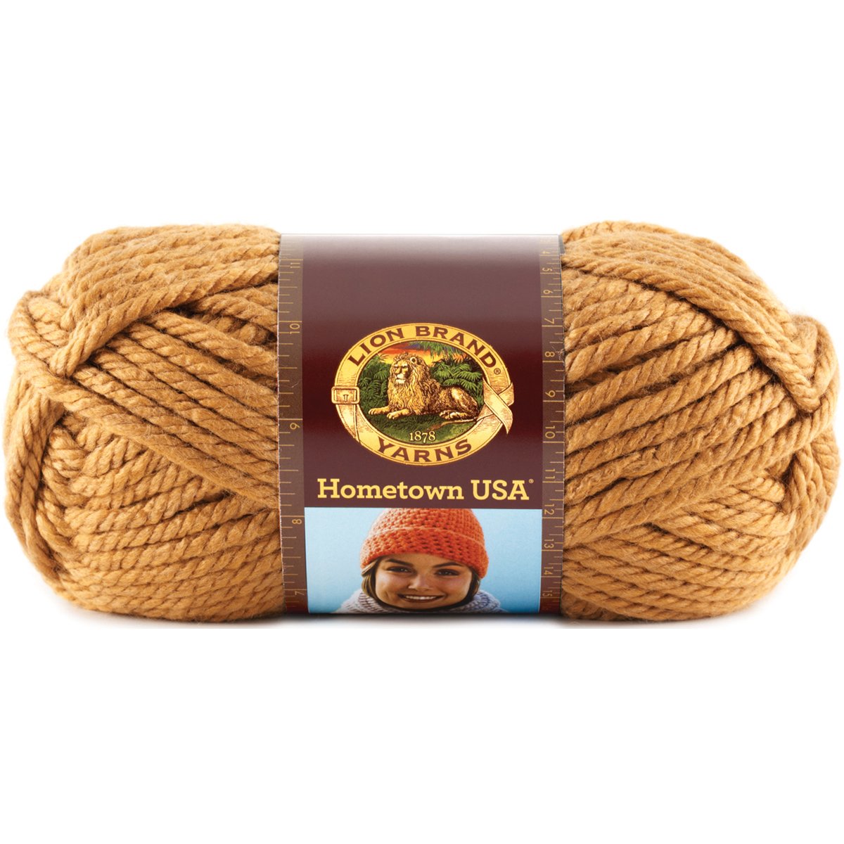 Lion Brand Yarn 135170 Hometown USA Yarn, Las Vegas Gold