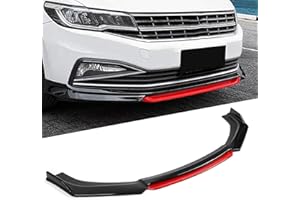 Front Bumper Lip Spoiler Chin Body Kit Universal 3PCS Auto Car Exterior Spoiler Splitter PP Aerodynamic Bumper Parts Front Bu