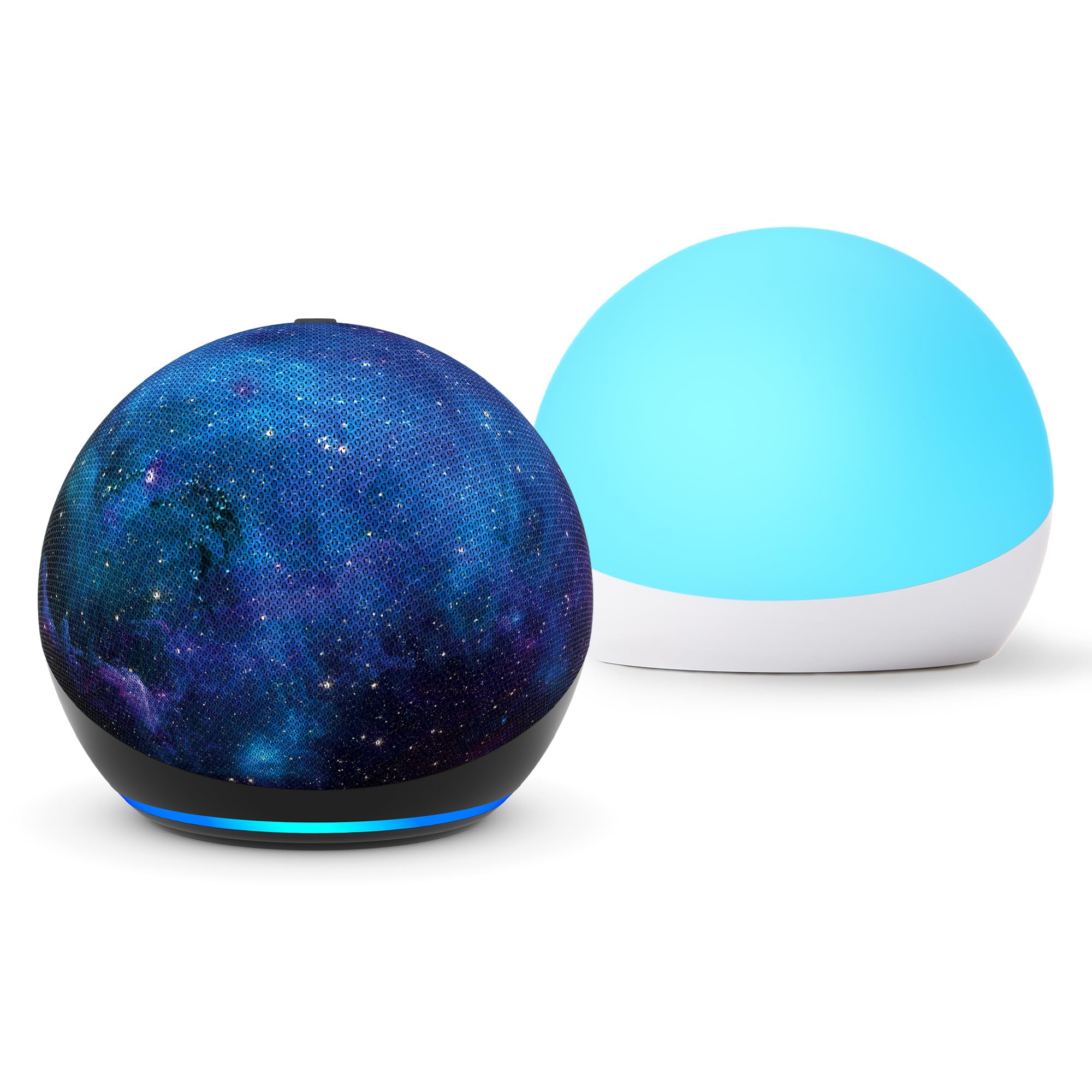 Amazon Echo Dot Kids (newest model) - Stardust including Amazon Kids+, with Echo Glow, with Alexa+ Early Access Image