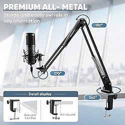 USB Microphone, Professional 192kHz/24Bit Plug