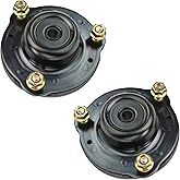 TRQ Front Upper Strut Mount Set | For 2010-2022 Lexus GX460 2003-2022 Toyota 4Runner 2007-2014 FJ Cruiser 2005-2020 Tacoma