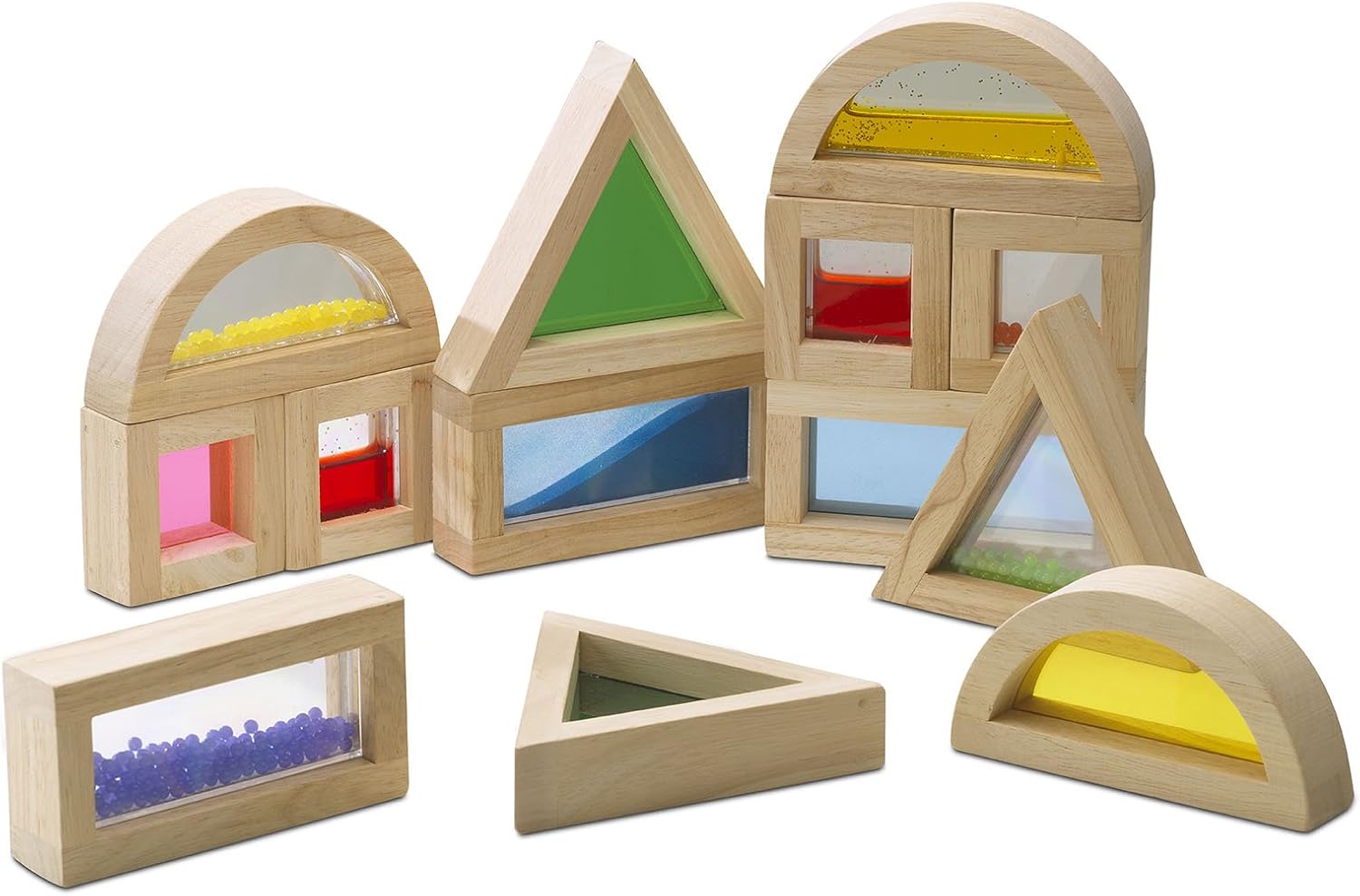 Super Saturday Inspirational Nurseries 3178888 Wooden Sensory Blocks