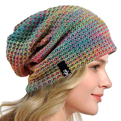 HISSHE Women's Slouchy Beanie Knit Beret Skull Cap Baggy Winter - Main Image