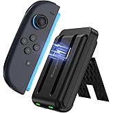 EasySMX Switch 2 Charger Dock for Joycons, 2 in 1 Charging Station for Joy-Cons Gaming Controller, Charging Dock for Switch2 with Type C 2 Port USB, Joycon Remote Docking Station Accessories Portable