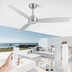 ZMISHIBO 52 Inch Ceiling Fan with Remote No