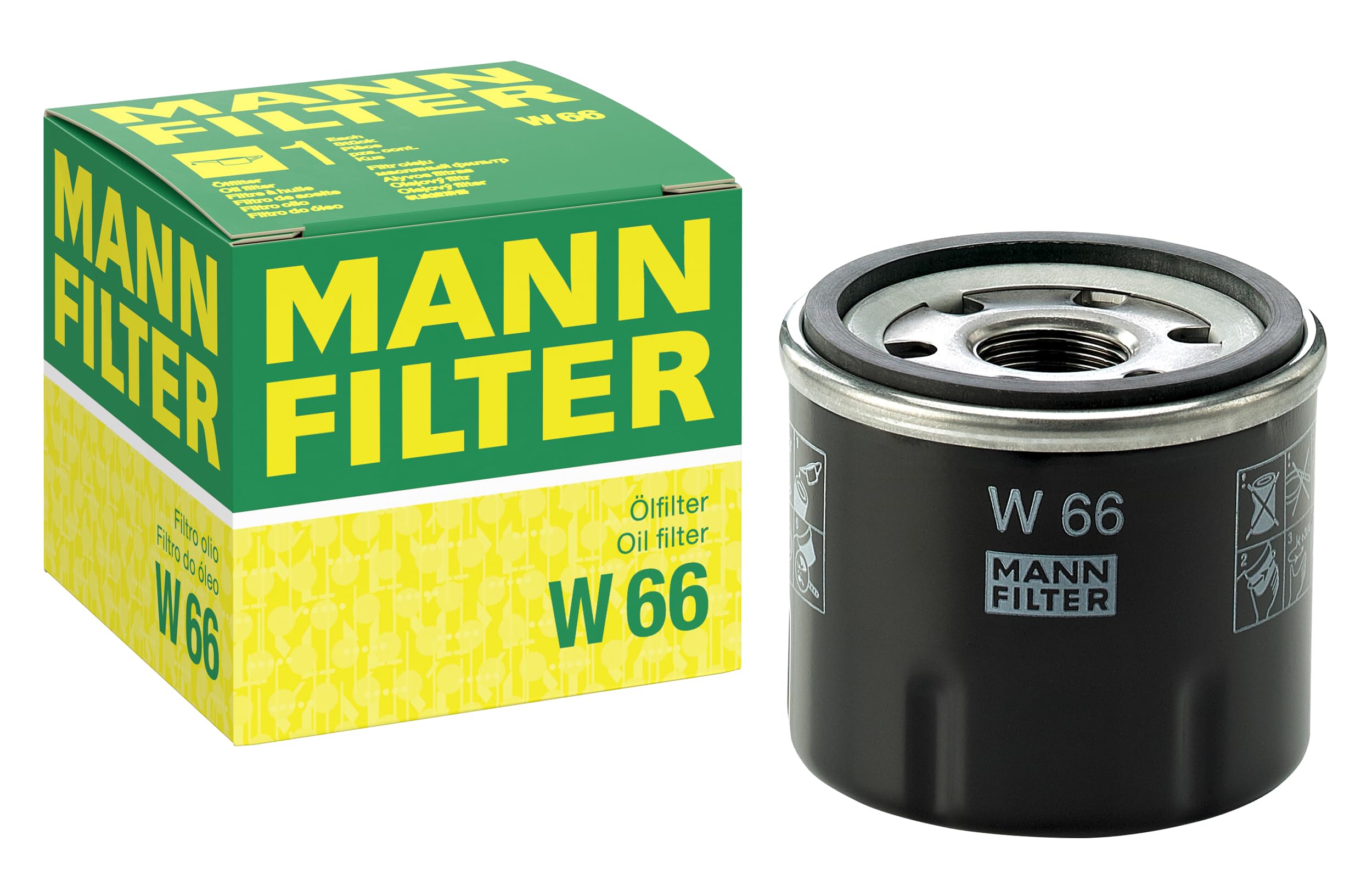 MANN-FILTER W 66 Oil Filter - for Cars + Transporters