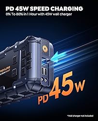 TREKURE 10-in-1 Car Battery Jump Starter with Air