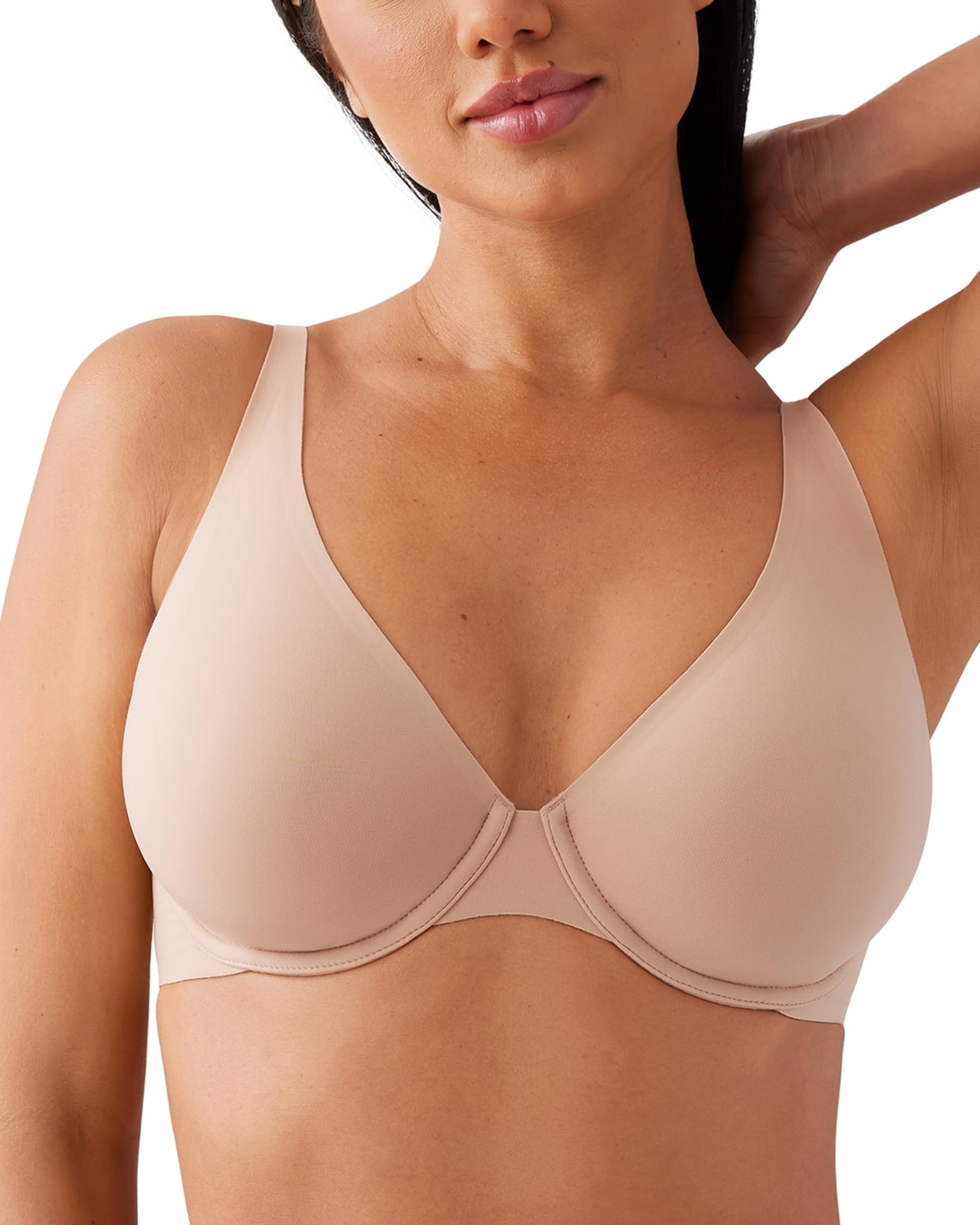 Photo 1 of Wacoal Women's Better Than Braless Seamless Unlined Plunge Underwire Bra, 855316, Roebuck