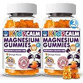 DR. MORITZ Sugar-Free Calm Magnesium Gummies for Kids and Adults - Non-GMO Magnesium Citrate Gummies - Orange Flavor - 2-Pack (120 Count)