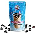 Quick Cook REAL Tapioca Black (Brown Sugar) Boba Pearls By Buddha Bubbles Boba 10 Ounces (283 Grams) (10 Ounces, Brown Sugar)