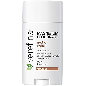 Verefina Aluminum Free Deodorant For Men Women All Natural Hypoallergenic Paraben Free Non Toxic Cruelty Free Vegan Natural Deodorant