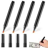 Outus 4 Pieces Counterfeit Bill Detector Marker Pen