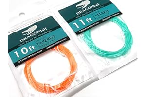 DRAGONTAIL TENKARA Tapered PVC Floating Tenkara Line (Light Weight with a Stiff Mono-core)